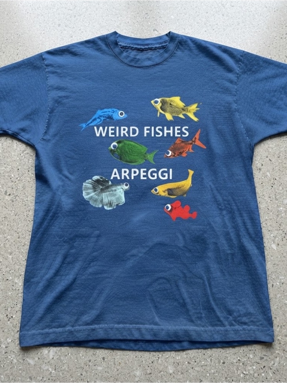 Weird Fishes Pet Fish Graphic Gildan T-Shirt - Blue